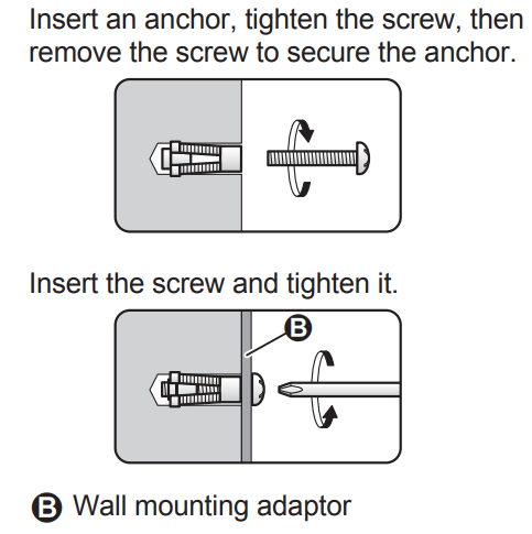 panasonic HomeHawk™ Front Door-Outdoor KX-HN7051C-INSTALLATION-B